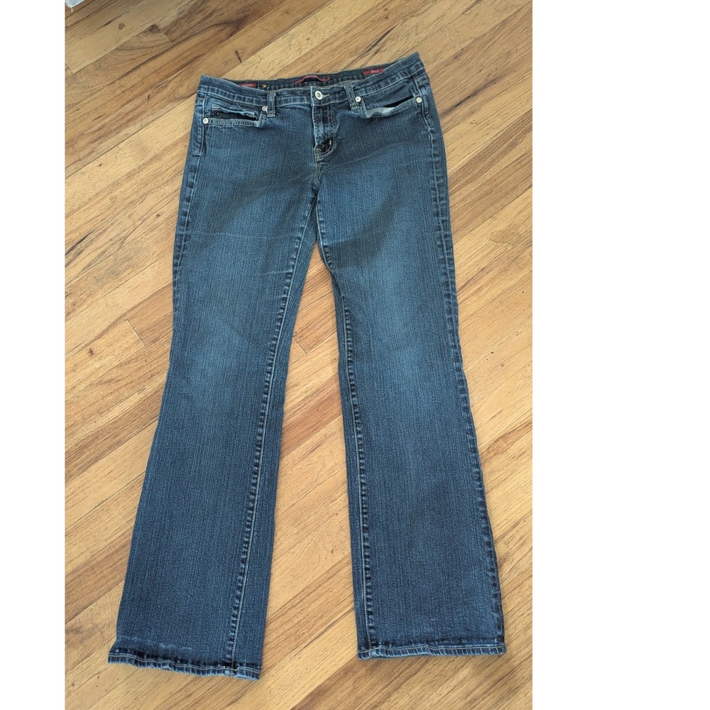 Vigoss Venice Bootcut Jeans Dark Wash Embroidered P1372J Women Size 13